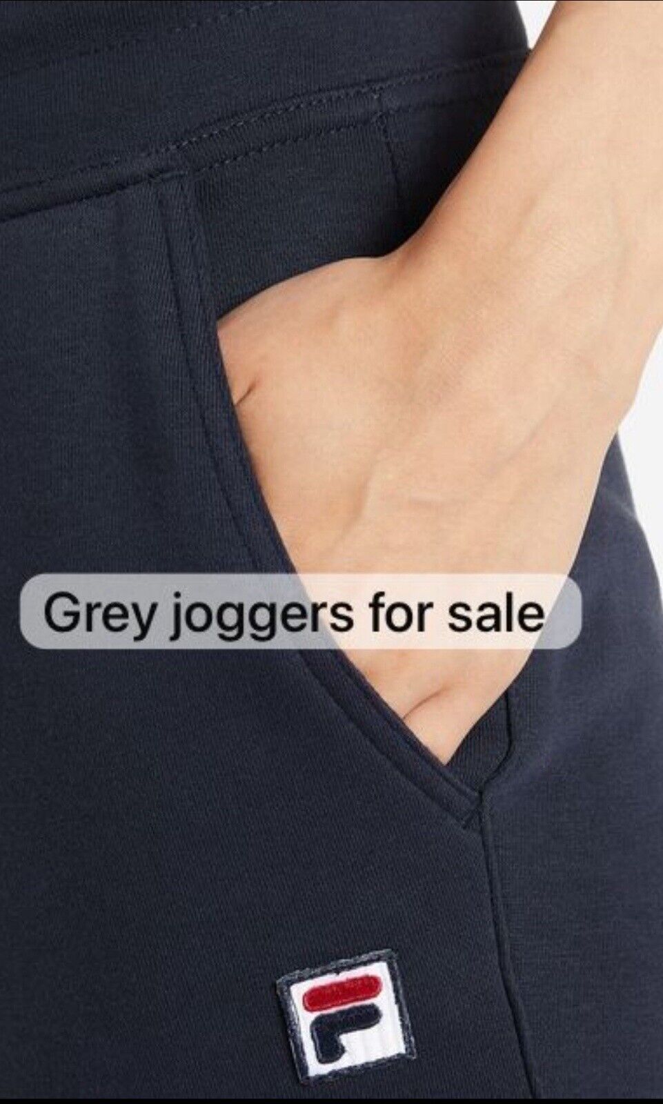 Fila 110601 Bottoms Women’s Joggers Grey Size UK 8