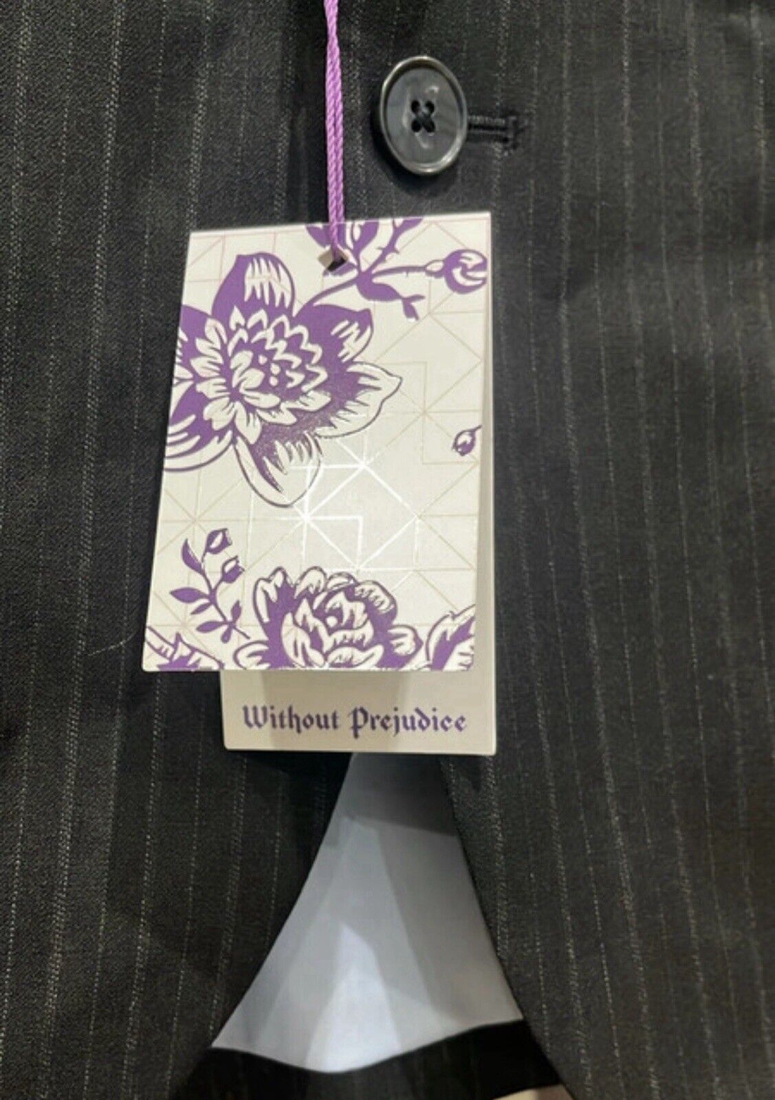 Without Prejudice Priory Pinstripe Jacket 42 R