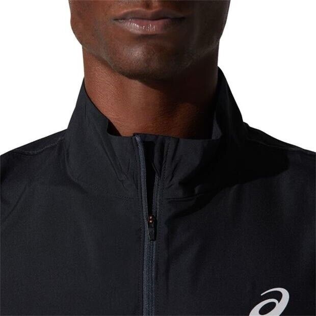 Asics Mens Core Running Jacket Asics Black Size Medium