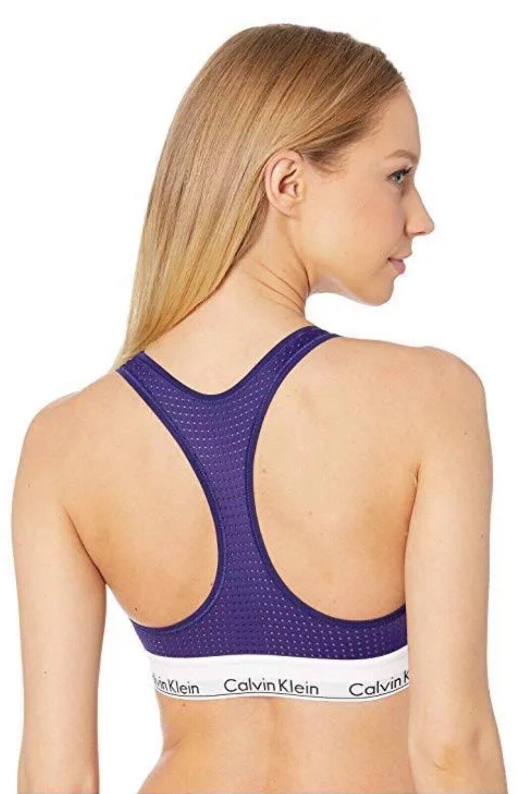 Calvin Klein Women's Modern Cotton-Bralette Navy, S