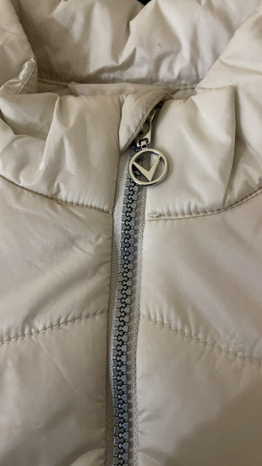 Callaway Ladies Golf Quilted Jacket Beige Moonbeam XL RRP £100