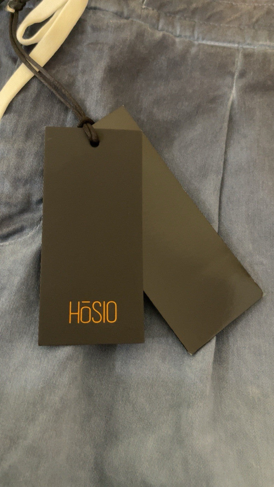 HOSIO Men’s Yarn Cotton Cargo Shorts Made in Italy UK 40 (IT 50) DEFECT