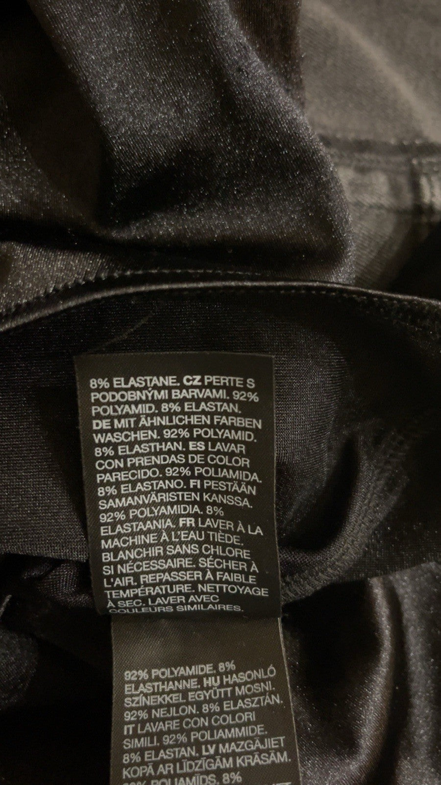 & OTHER STORIES Black Cut-Out Bodysuit UK 14