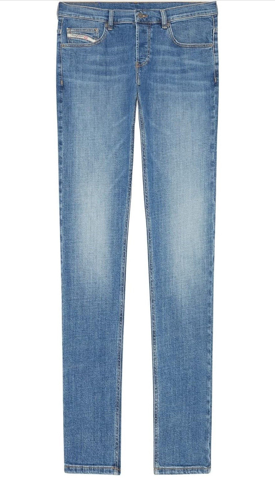 Mens Diesel D-LUSTER OIHAT Stretch Slim Straight Blue Jeans W34 L30 RRP £120