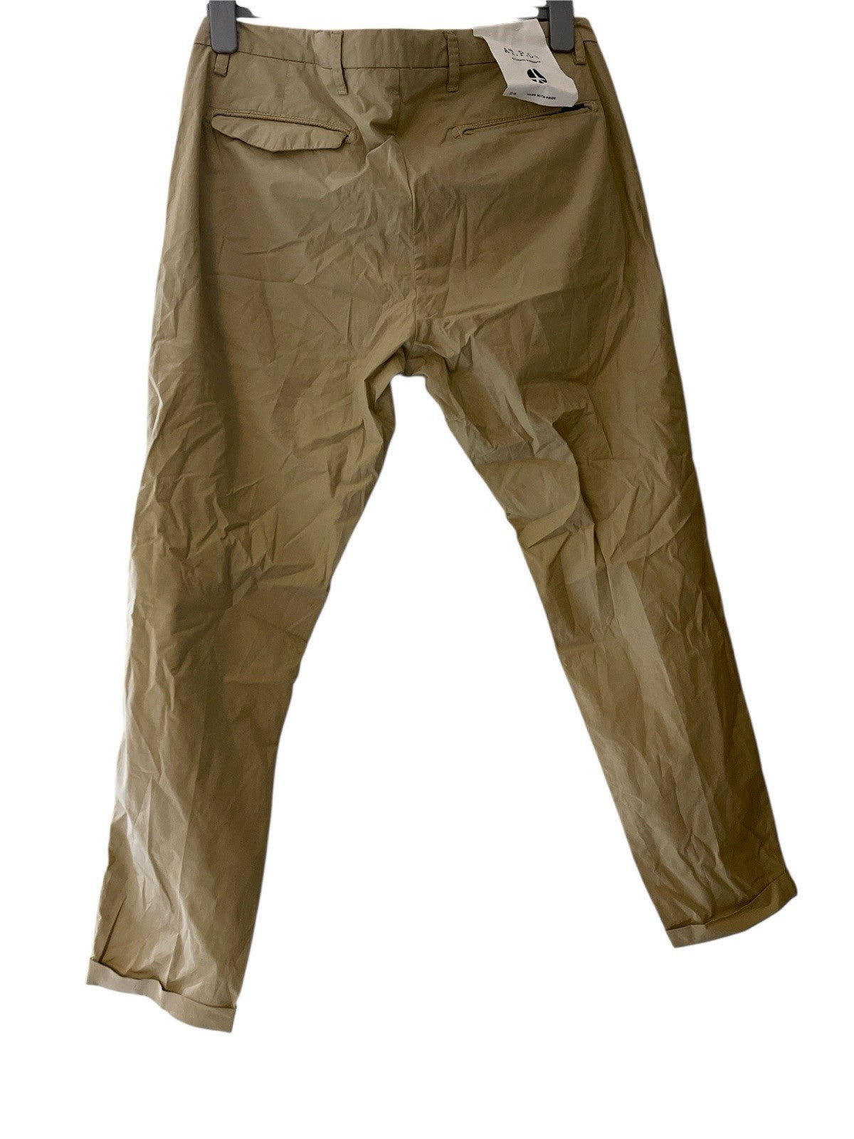 Mens Beige ATPCO AT.P.CO Chinos Slim Fit Size IT 52 W37