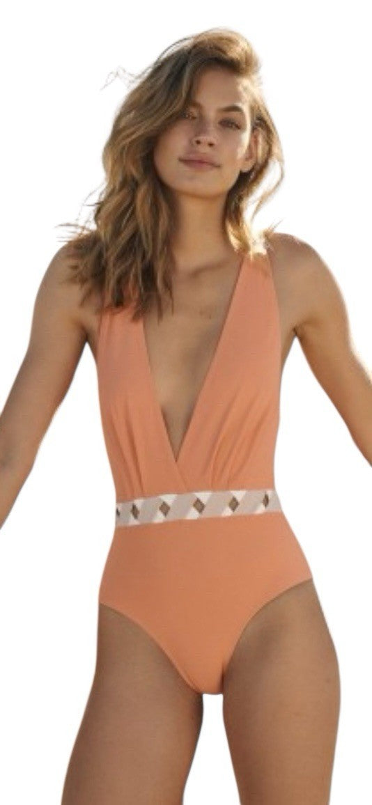 VALIMARE Cap Antibes pleated swimsuit XS RRP £270