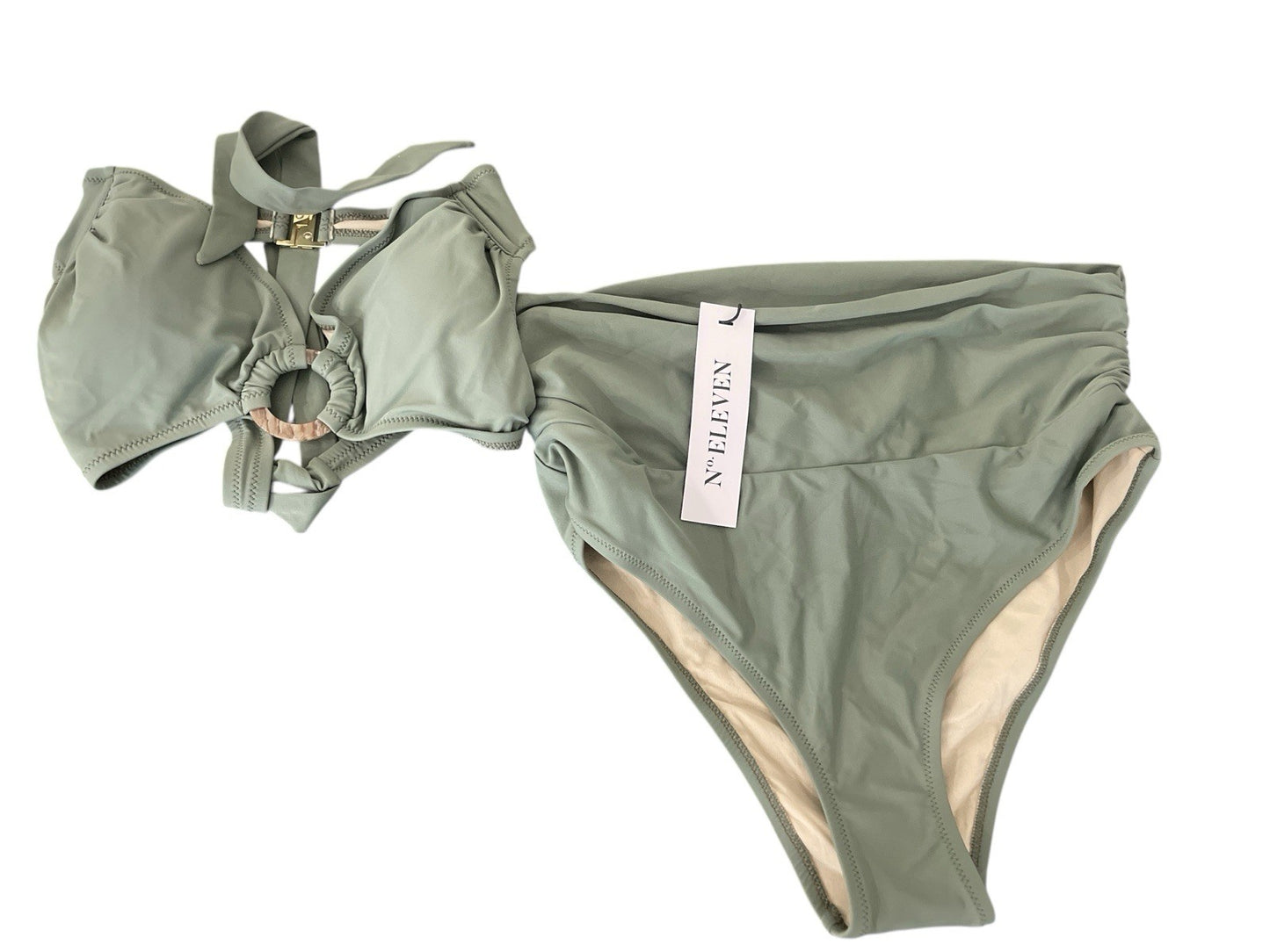 No.Eleven High Waisted Bikini Set Size UK 10 BNWT