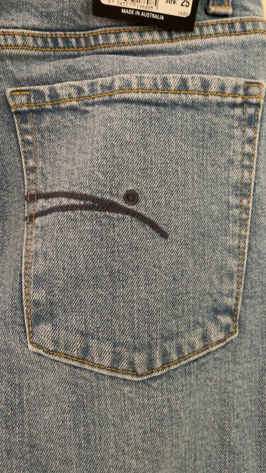 NOBODY DENIM Soulmate Kennedy ankle embroidered high-rise jeans Sz 25