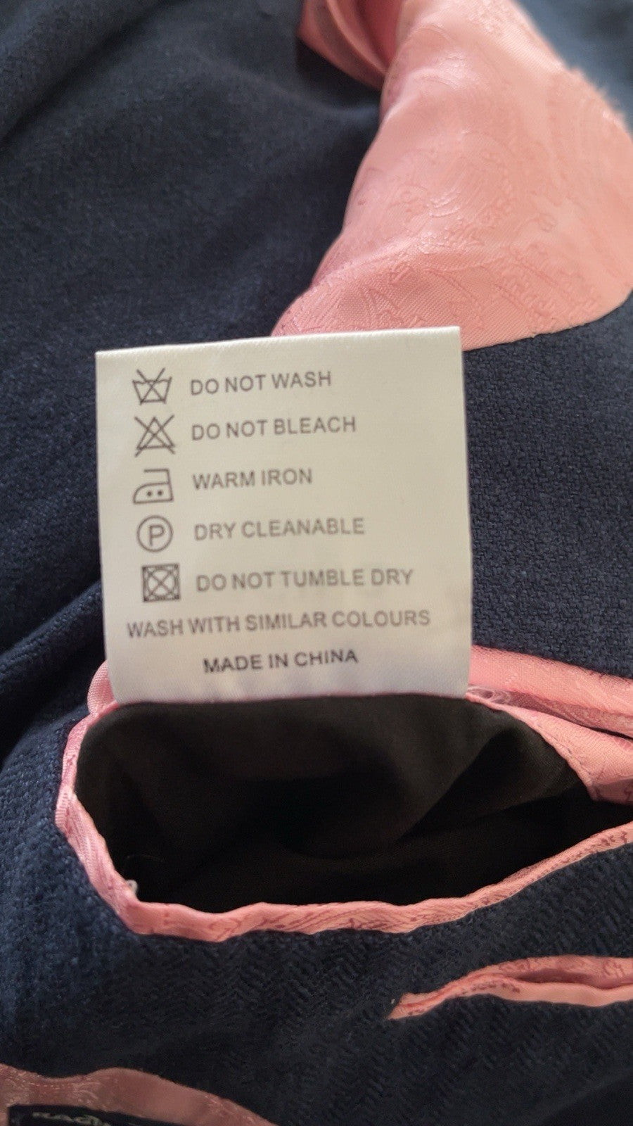 Raging Bull Linen Herringbone Blazer Navy Size M BNWT