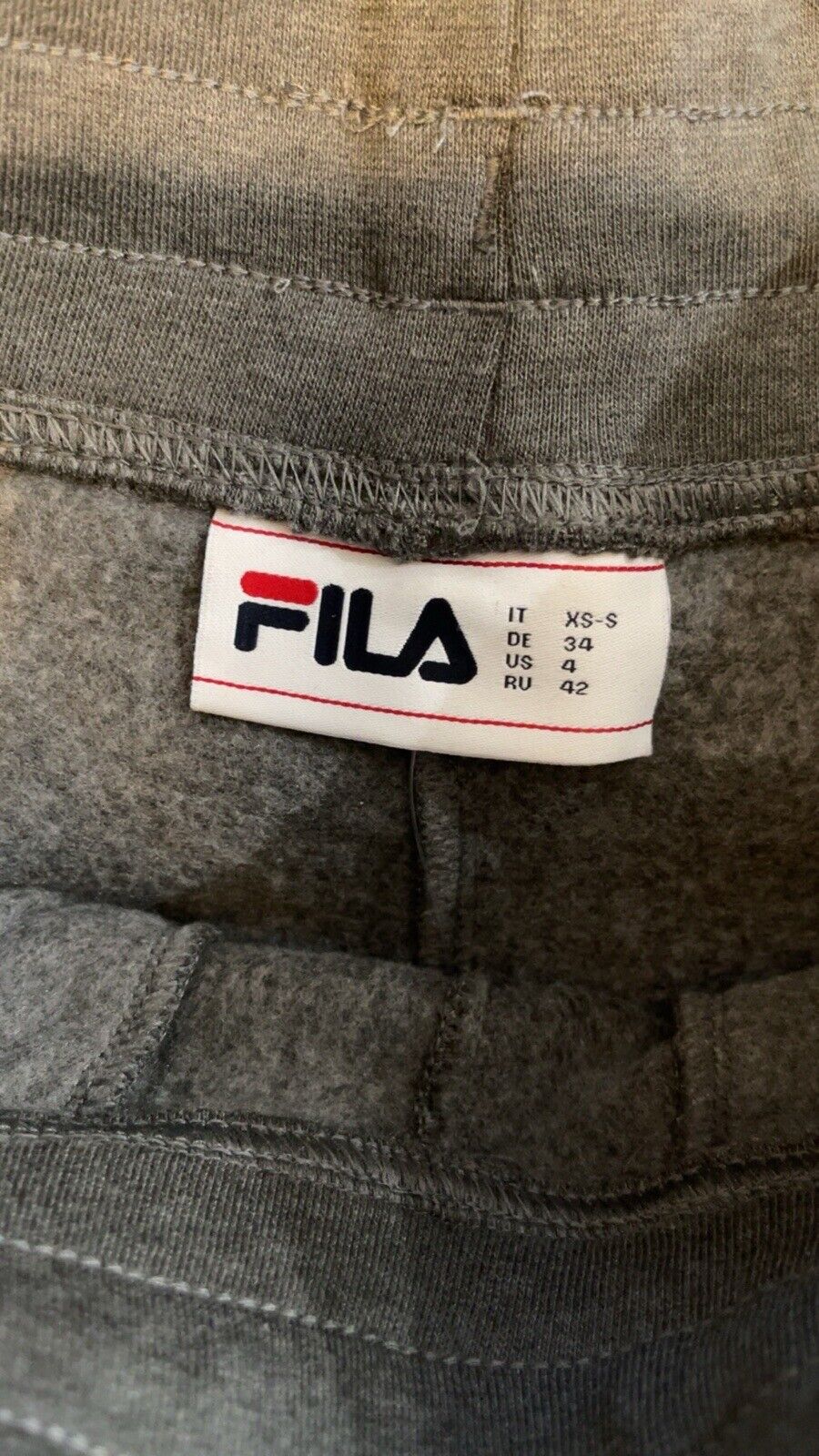 Fila 110601 Bottoms Women’s Joggers Grey Size UK 8