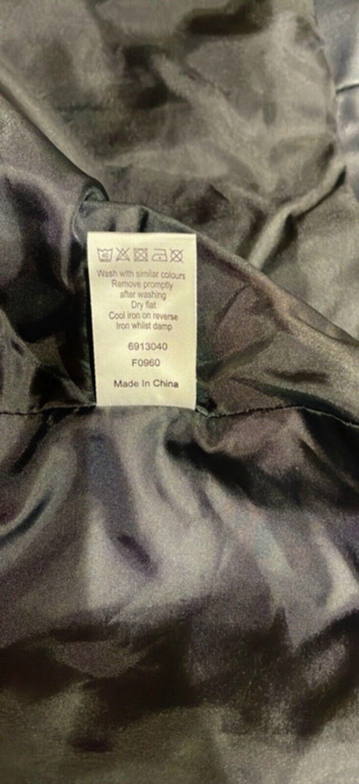 Be You Womens Biker Jacket Black Navy UK Faux Leather Size UK 12