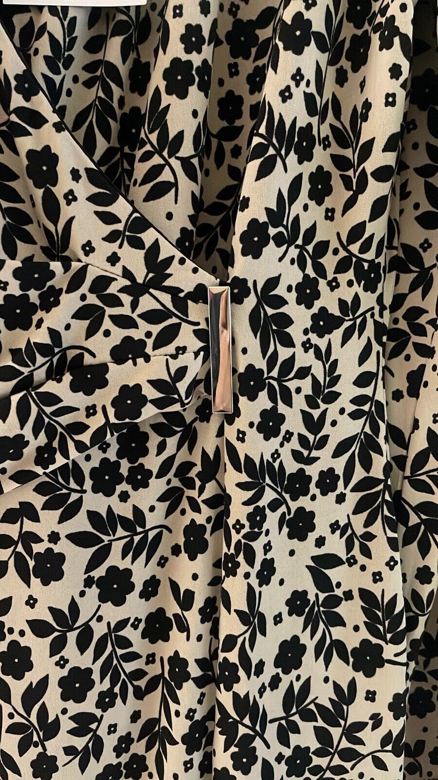 Gina Bacconi Florentina Mock Wrap Dress UK 14
