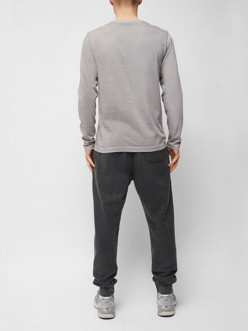 French Connection Men’s Washed Dye T-Shirt Grey Large RRP £35