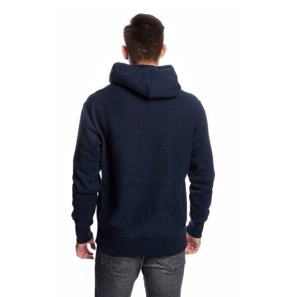 Champion Reverse Weave Pullover Hooded Sweatshirt Retro Navy XS