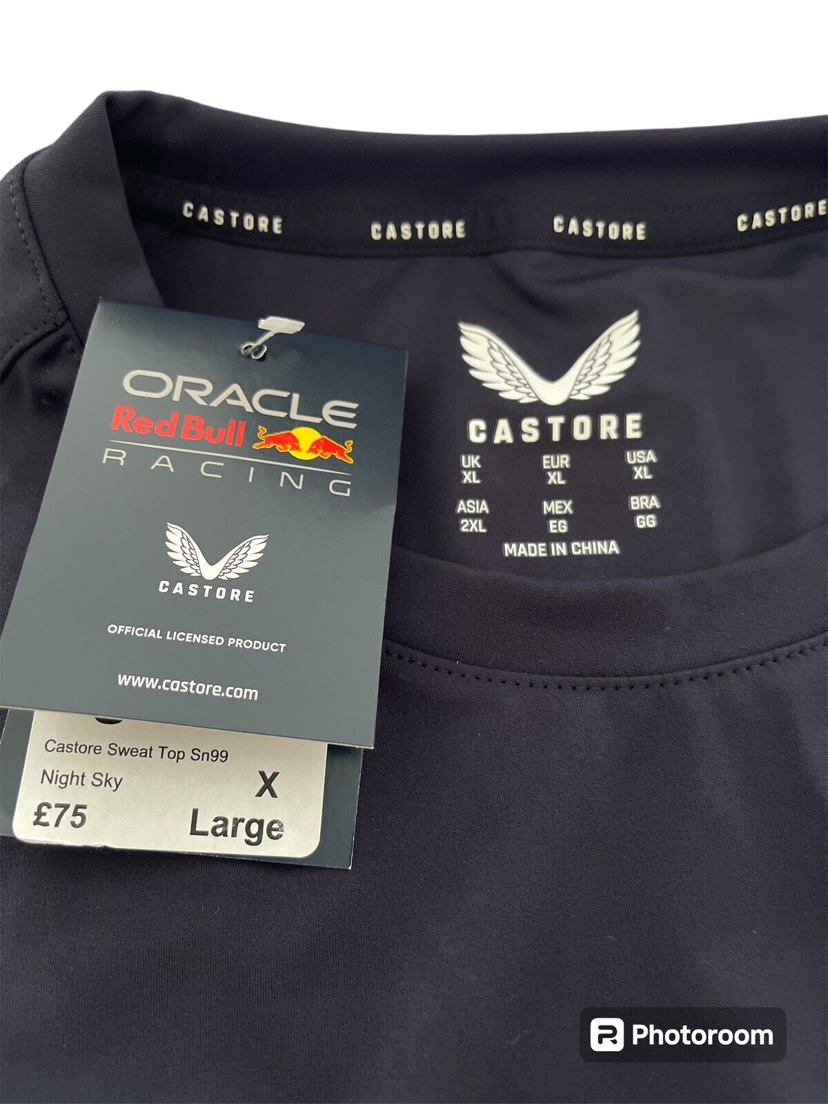 Oracle Red Bull Racing Performance Sweat Top XL Night Sky RRP £75