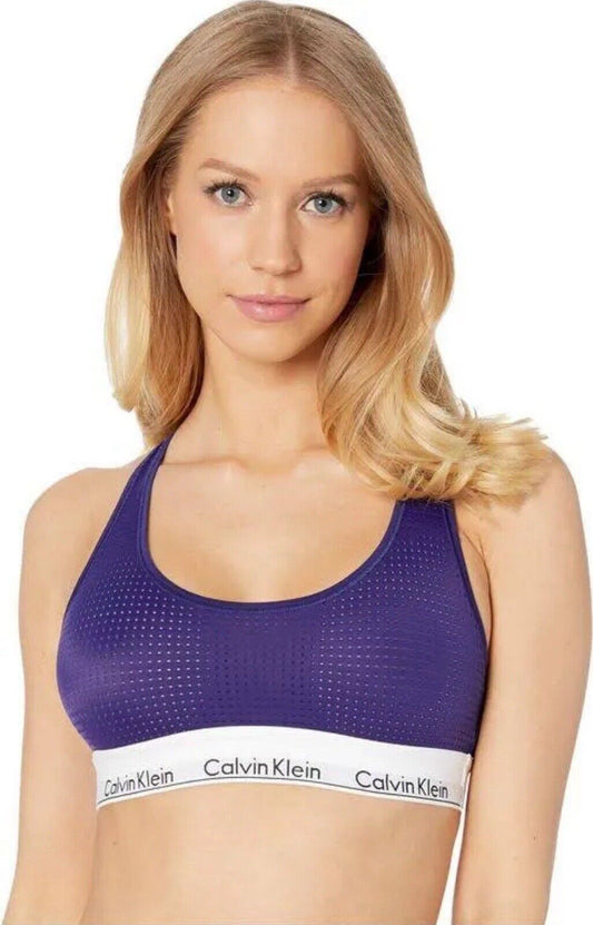 Calvin Klein Women's Modern Cotton-Bralette Navy, S