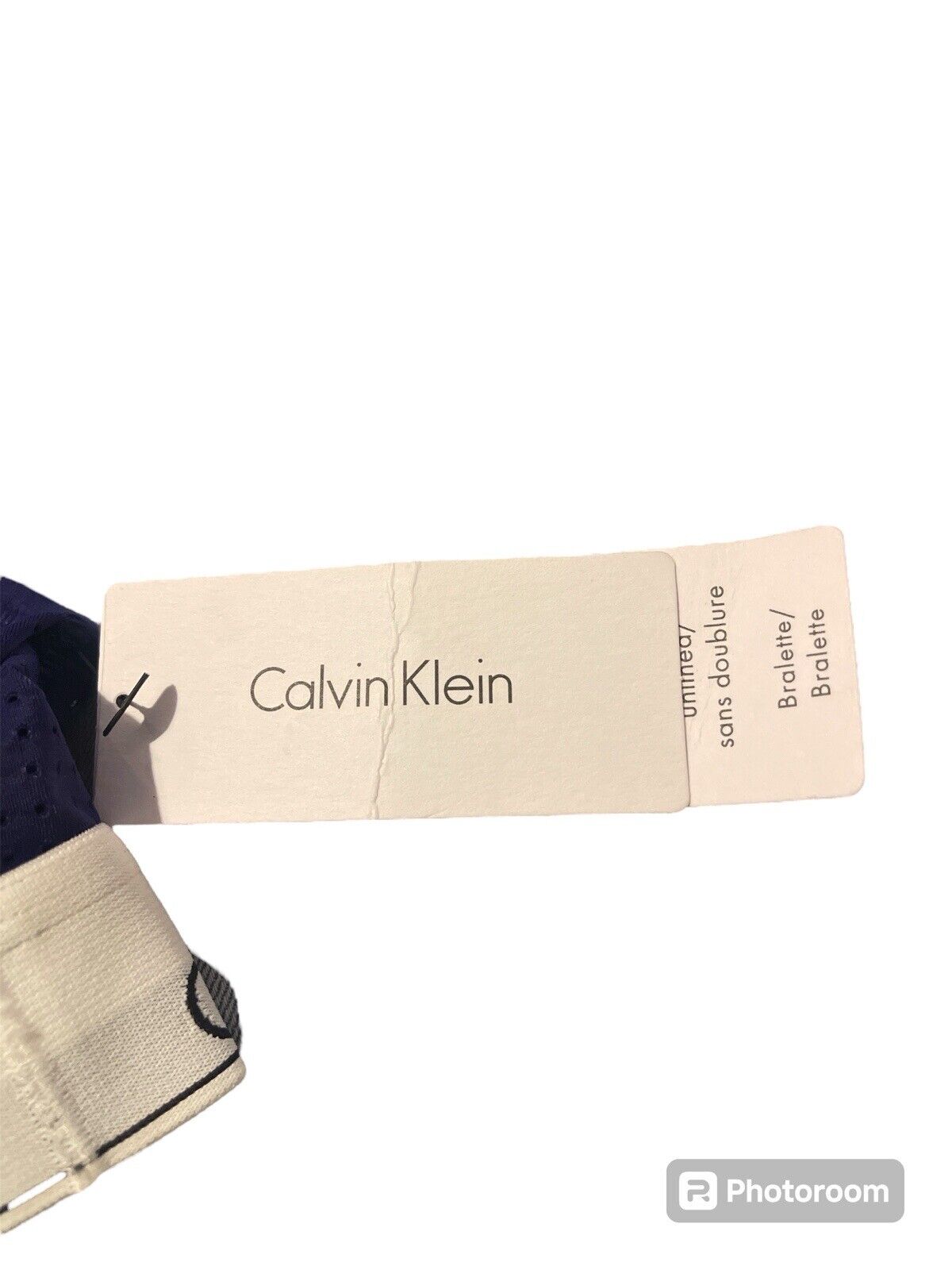 Calvin Klein Women's Modern Cotton-Bralette Navy, S