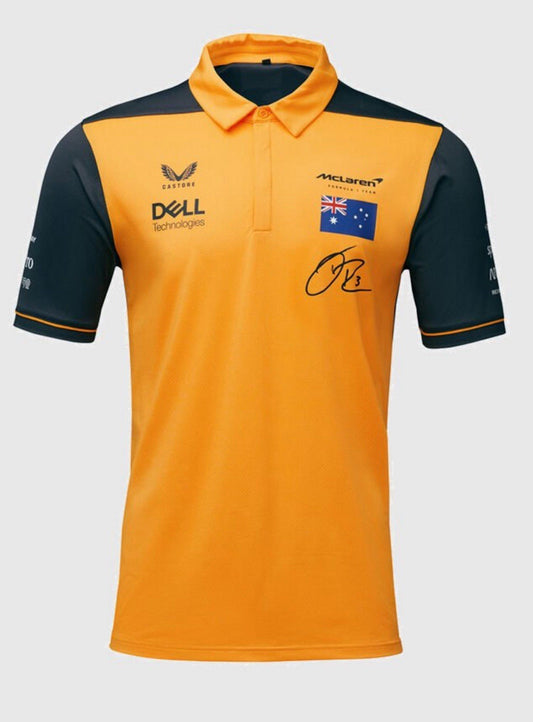 Age 14 / 15 Years Castore Maclaren F1 Polo Shirt 2022 RICCIARDO Size Juniors XL
