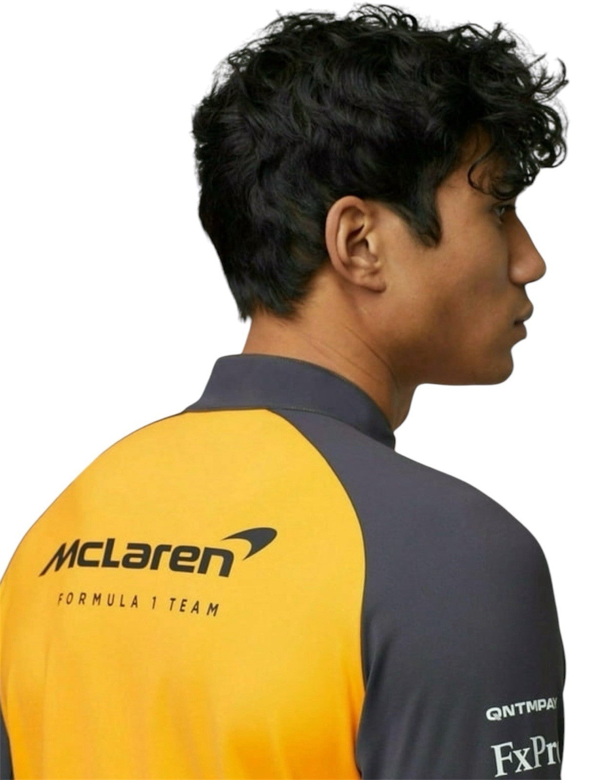 Castore McLaren Formula 1 Team 1/4 Zip Midlayer Softshell Long Sleeved Top 3XL