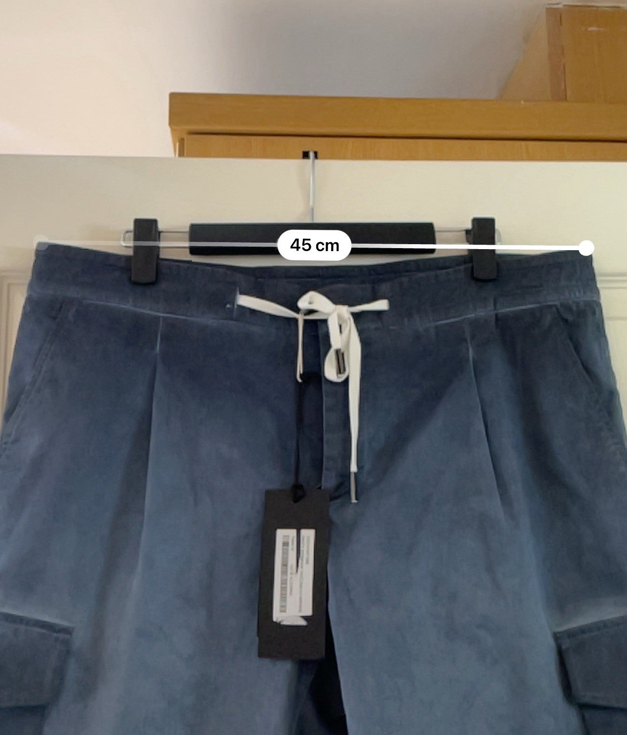HOSIO Men’s Yarn Cotton Cargo Shorts Made in Italy UK 40 (IT 50) DEFECT