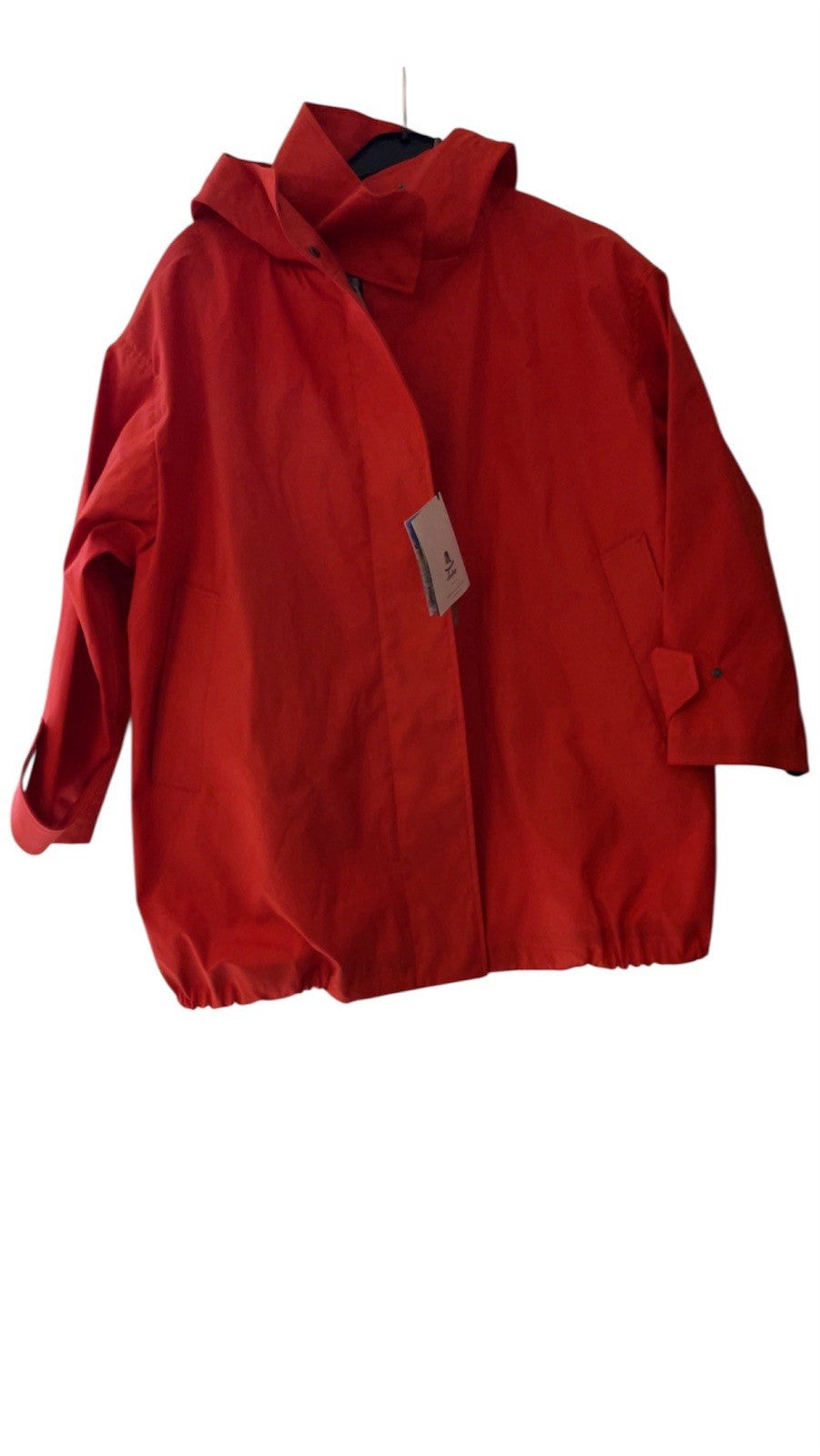 SEALUP Milan Womens Rain Jacket 100% Cotton Red Size UK 10 (IT 40) MADE IN ITALY