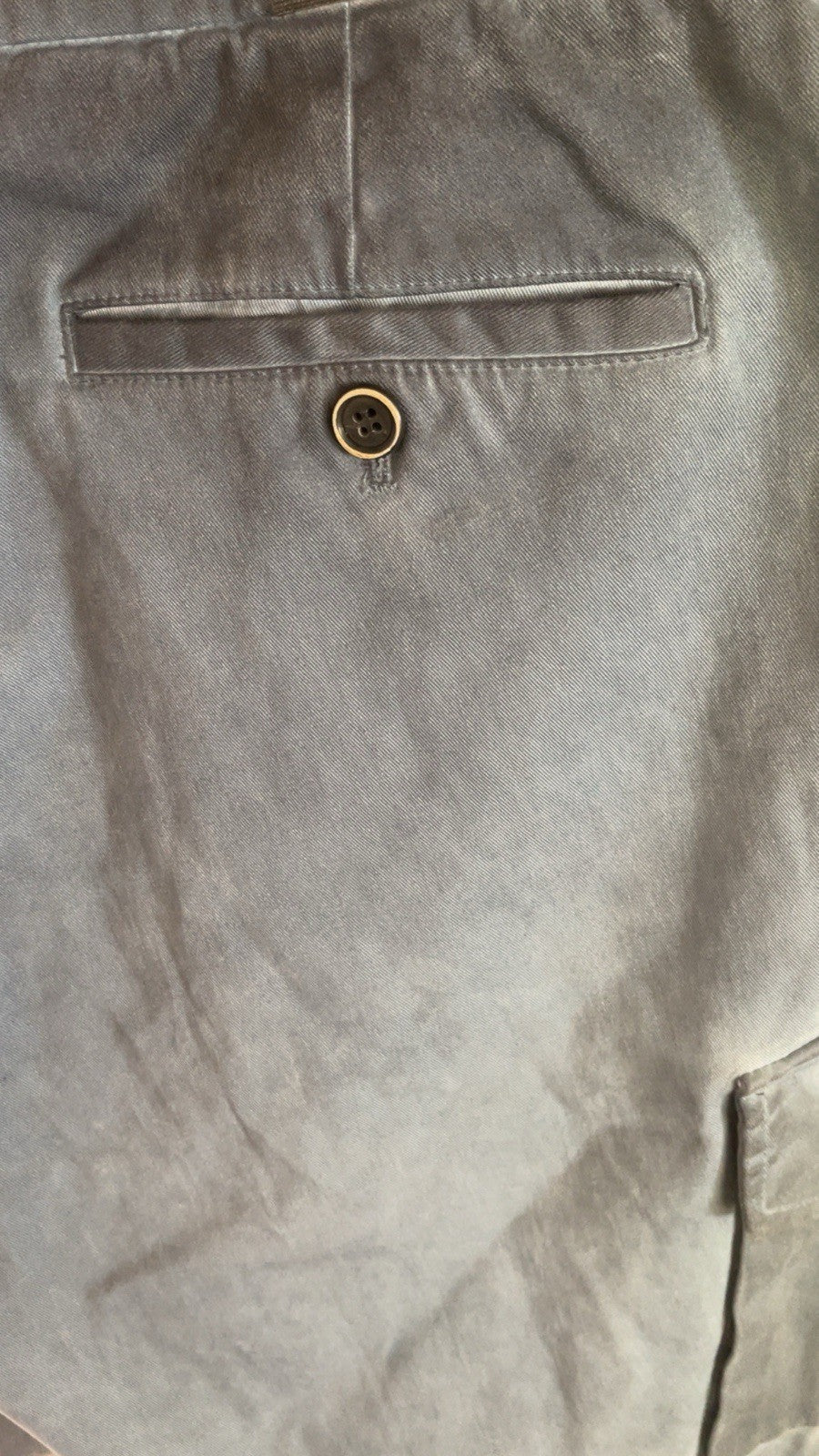 HOSIO Men’s Yarn Cotton Cargo Shorts Made in Italy UK 40 (IT 50) DEFECT