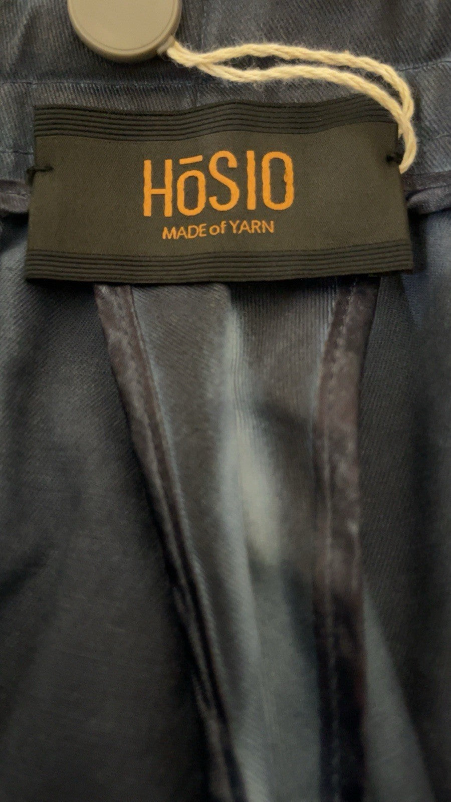 HOSIO Men’s Yarn Cotton Cargo Shorts Made in Italy UK 40 (IT 50) DEFECT
