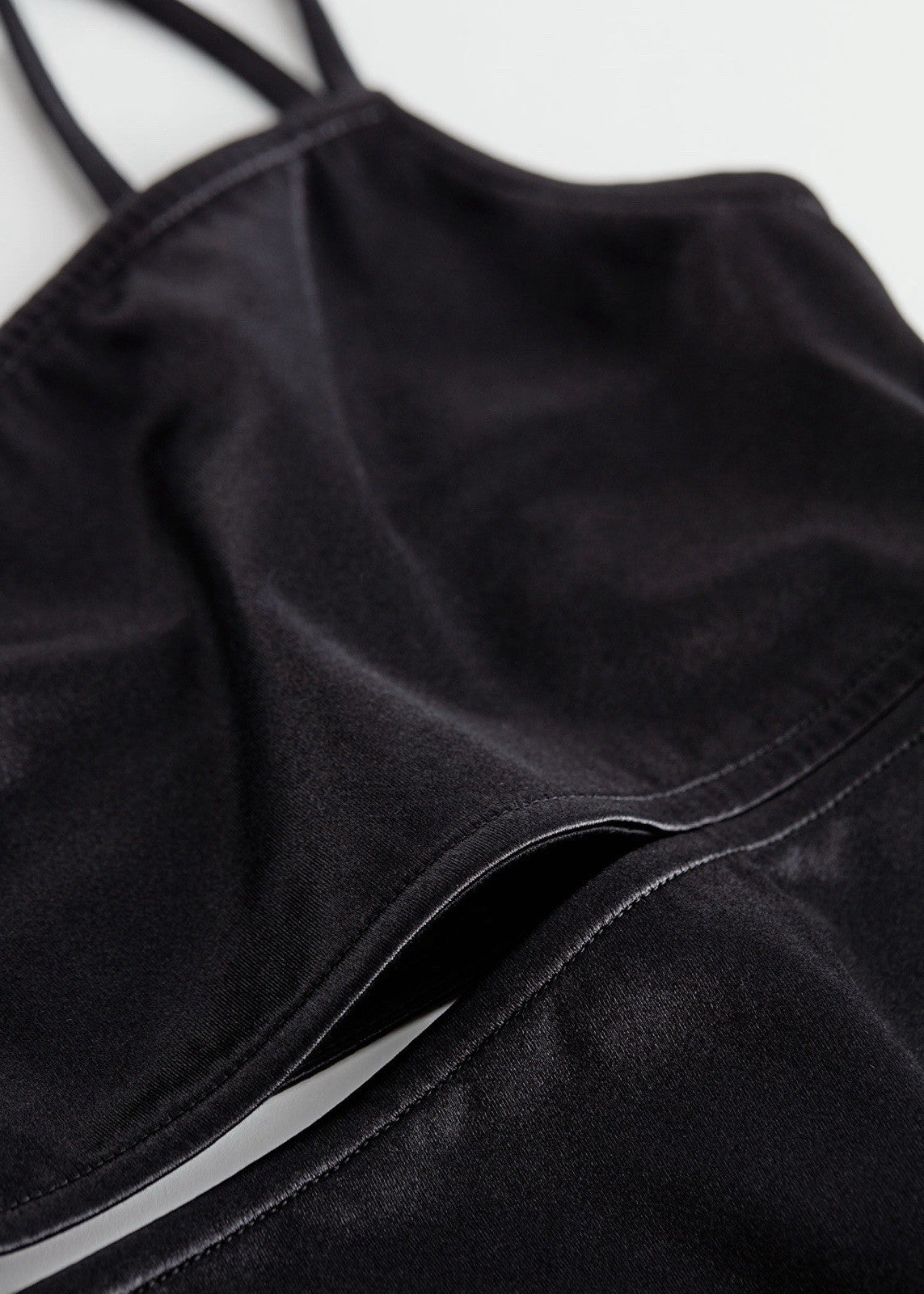 & OTHER STORIES  Black Cut-Out Bodysuit UK 14