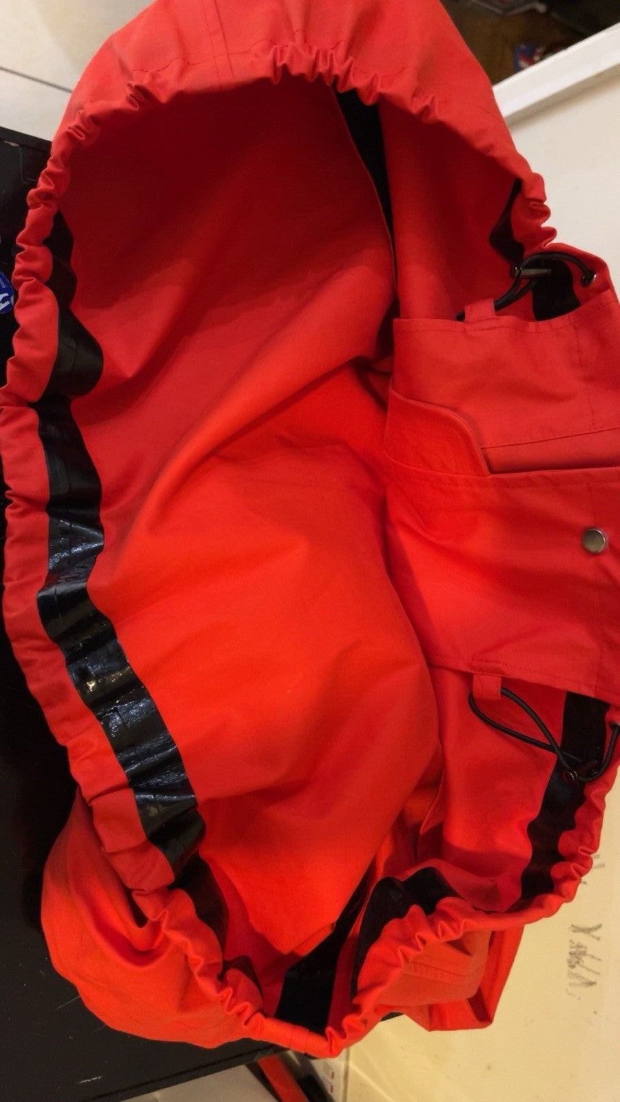 SEALUP Milan Womens Rain Jacket 100% Cotton Red Size UK 10 (IT 40) MADE IN ITALY