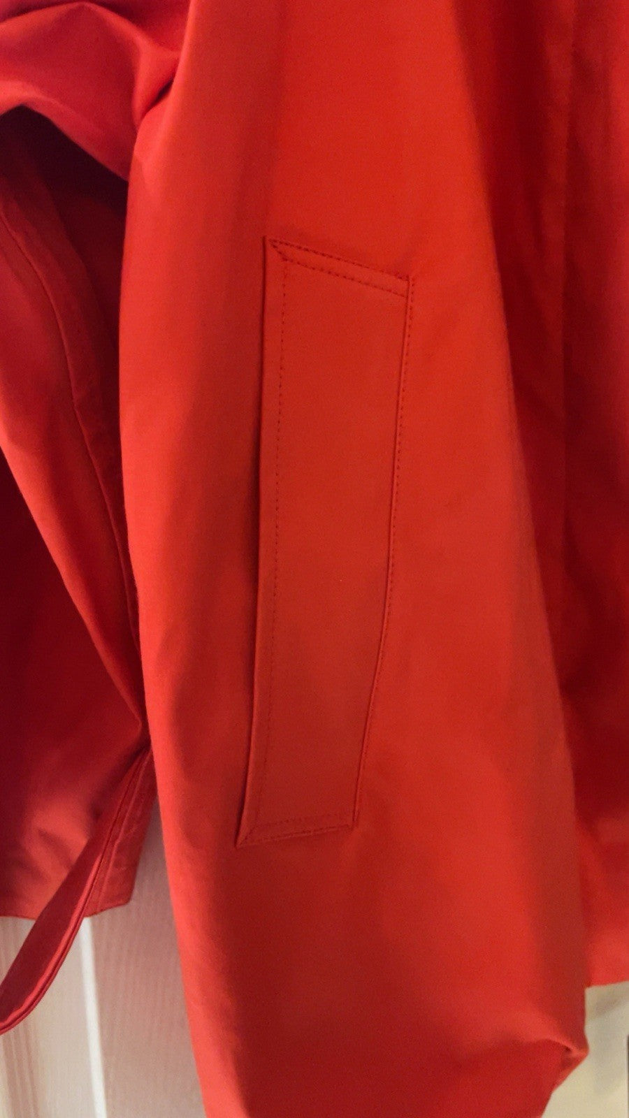 SEALUP Milan Womens Rain Jacket 100% Cotton Red Size UK 10 (IT 40) MADE IN ITALY