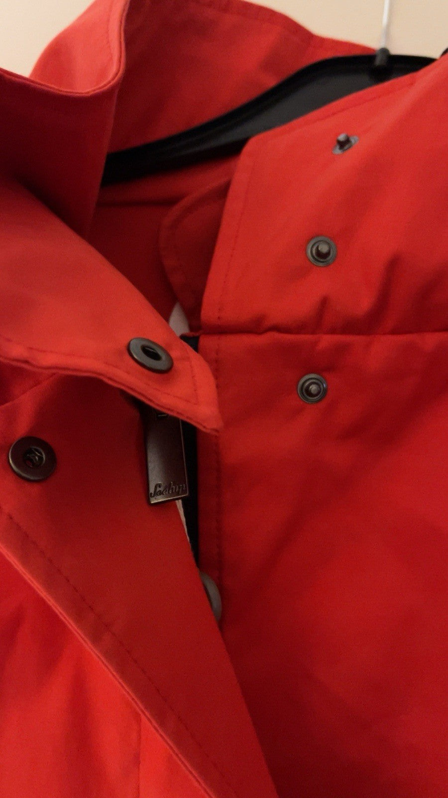 SEALUP Milan Womens Rain Jacket 100% Cotton Red Size UK 10 (IT 40) MADE IN ITALY