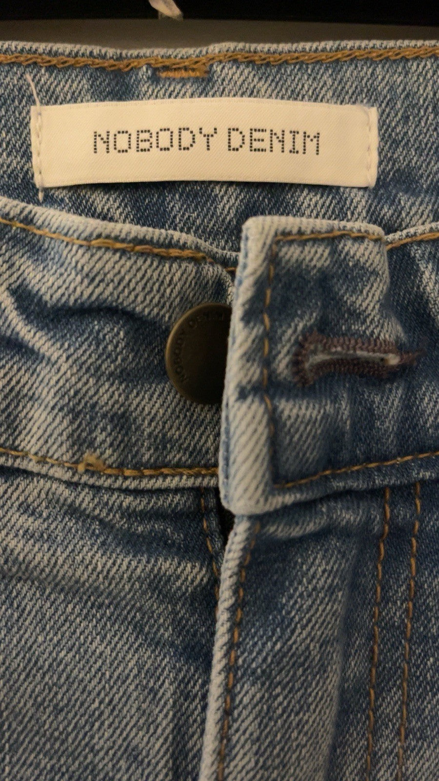Nobody Denim Womens Jeans Frankie Ankle Distressed Blue High Rise Size 23