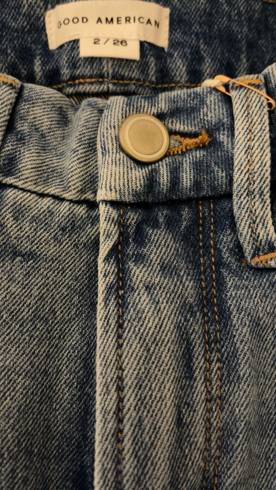 GOOD AMERICAN Good Boy High Rise Jeans Size 26”