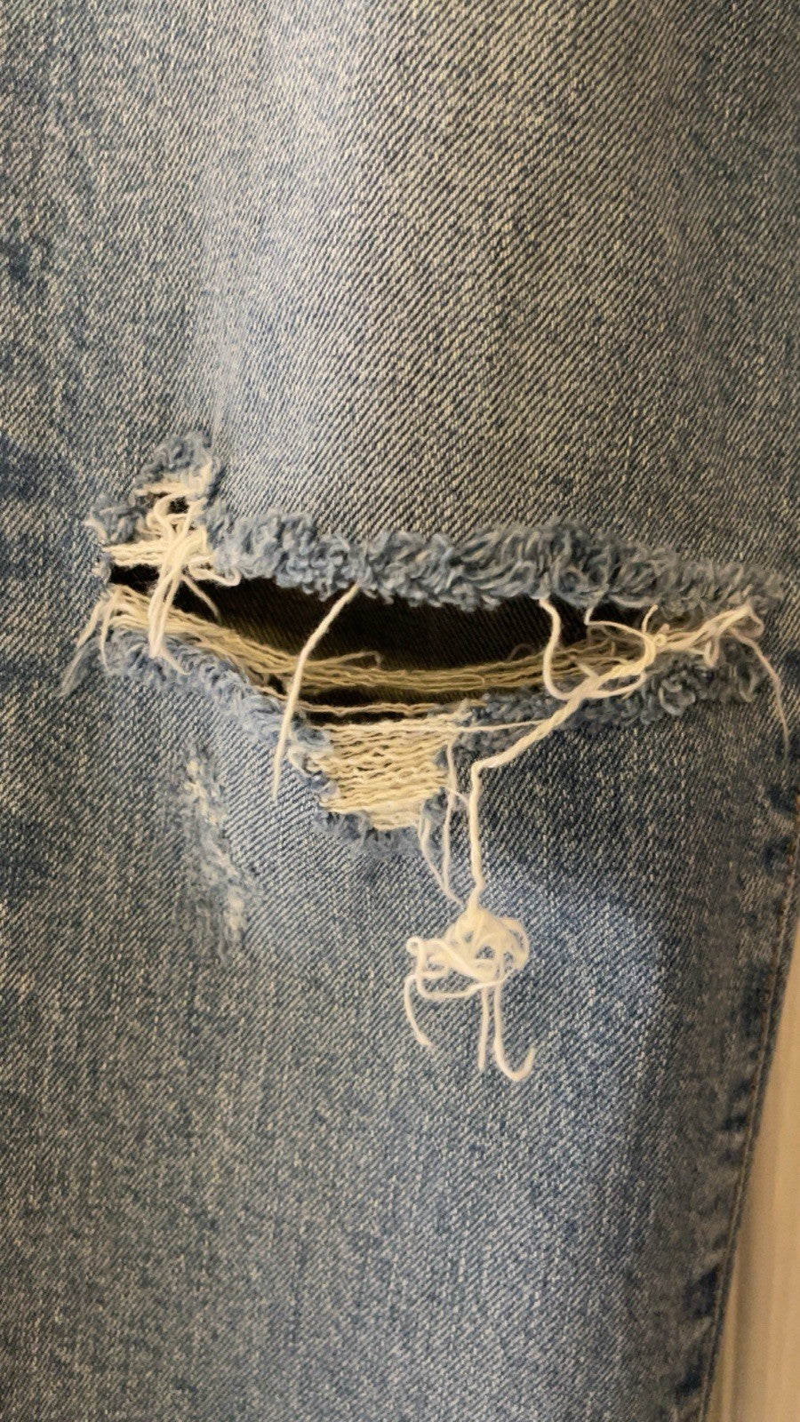 Nobody Denim Womens Jeans Frankie Ankle Distressed Blue High Rise Size 23