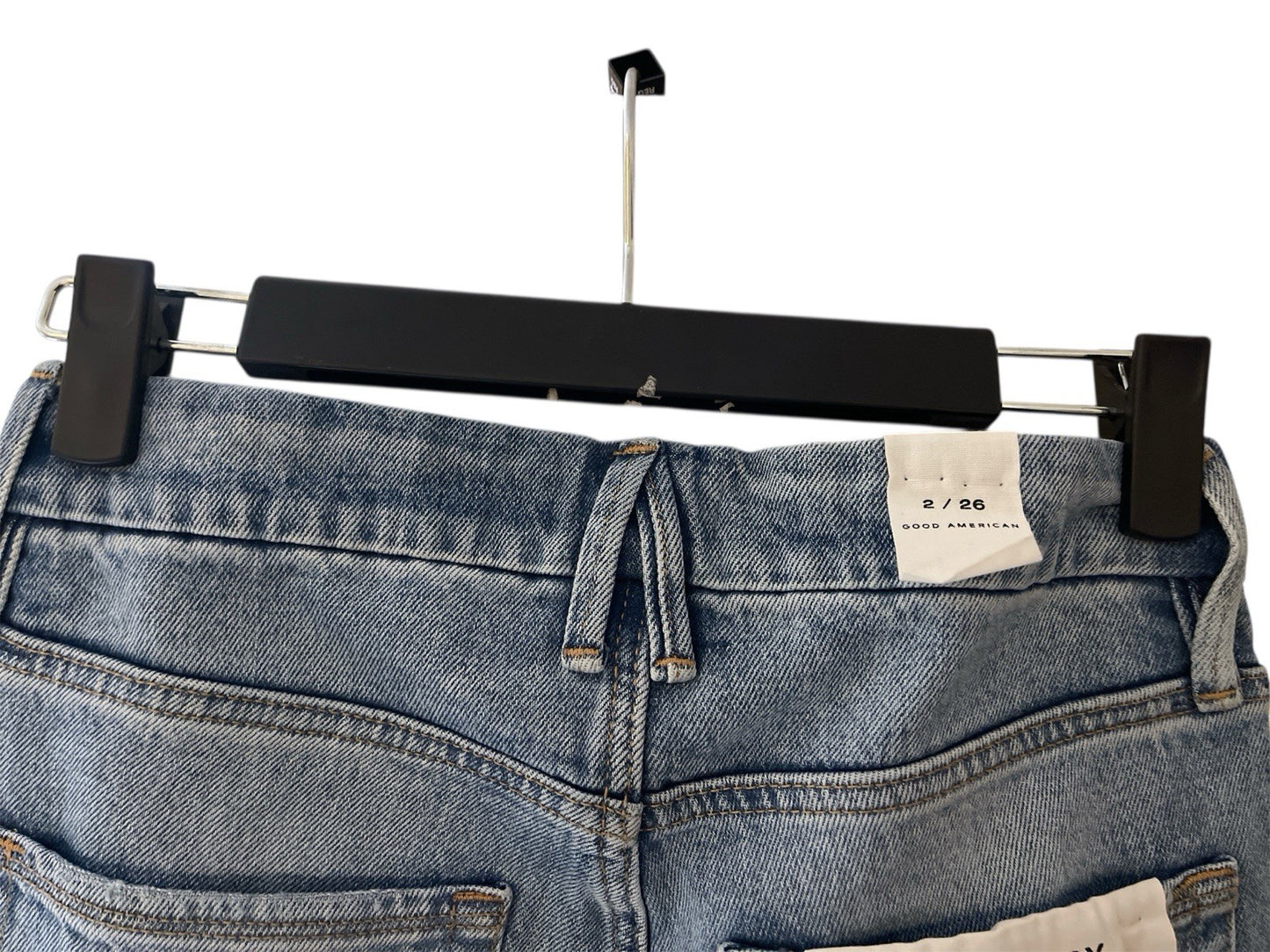 GOOD AMERICAN Good Boy High Rise Jeans Size 26”