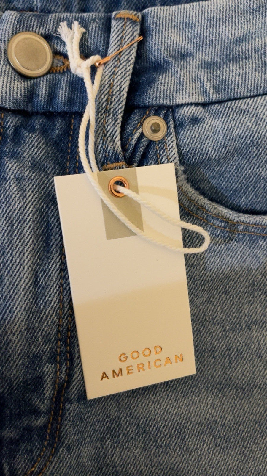 GOOD AMERICAN Good Boy High Rise Jeans Size 26”