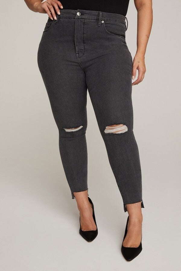 GOOD AMERICAN Good Legs Shadow Pockets Jeans Womens UK 28