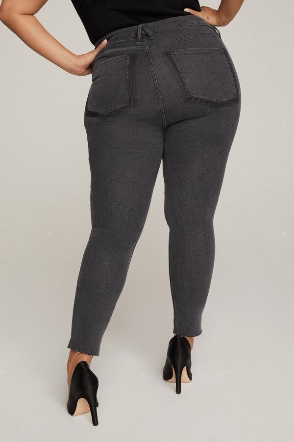 GOOD AMERICAN Good Legs Shadow Pockets Jeans Womens UK 28