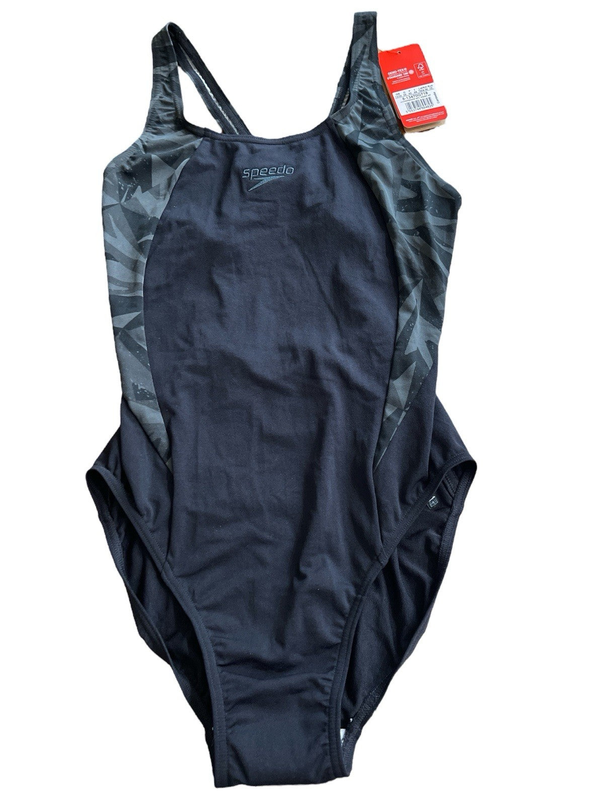 SPEEDO Womens One Piece HyperBoom Splice Muscleback Swimming Costume UK 12 34