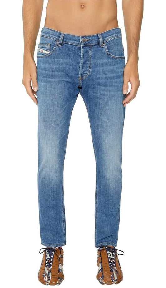 Mens Diesel D-LUSTER OIHAT Stretch Slim Straight Blue Jeans W34 L30 RRP £120