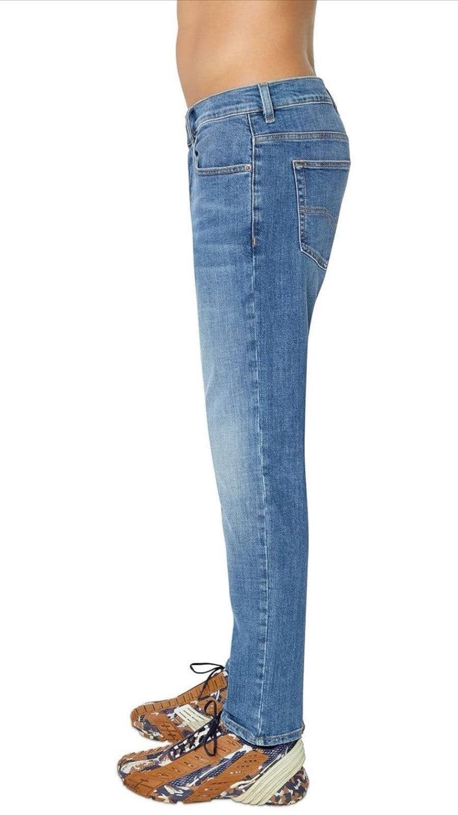 Mens Diesel D-LUSTER OIHAT Stretch Slim Straight Blue Jeans W34 L30 RRP £120