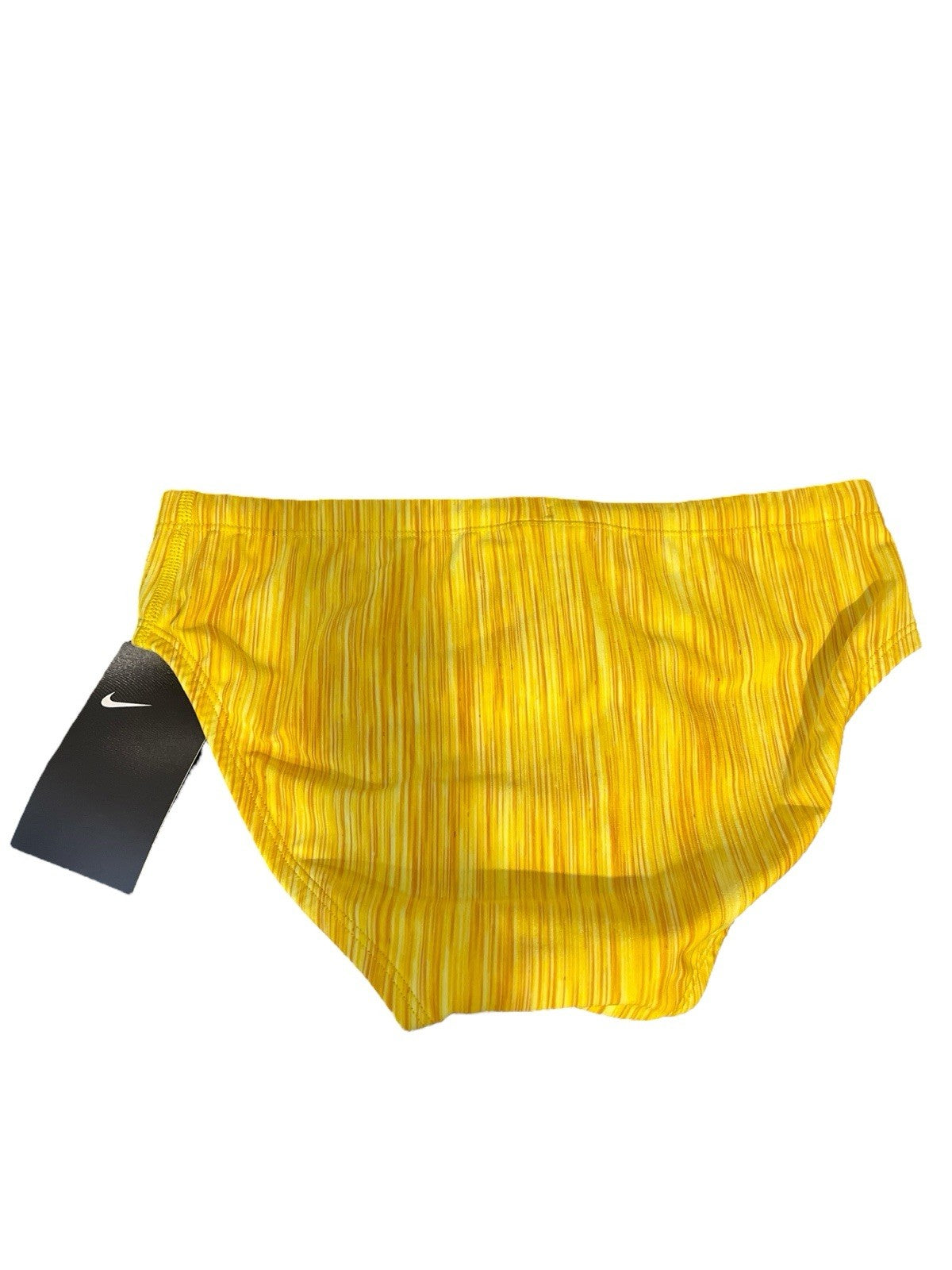 Men’s Nike Geo Alloy Performance Swim Briefs Yellow Size 30” NESS9013