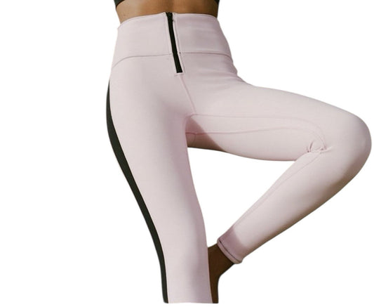 SOLID & STRIPED Pink Sport Leggings XS RRP £63
