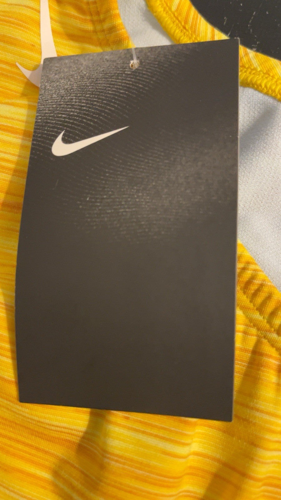 Men’s Nike Geo Alloy Performance Swim Briefs Yellow Size 30” NESS9013