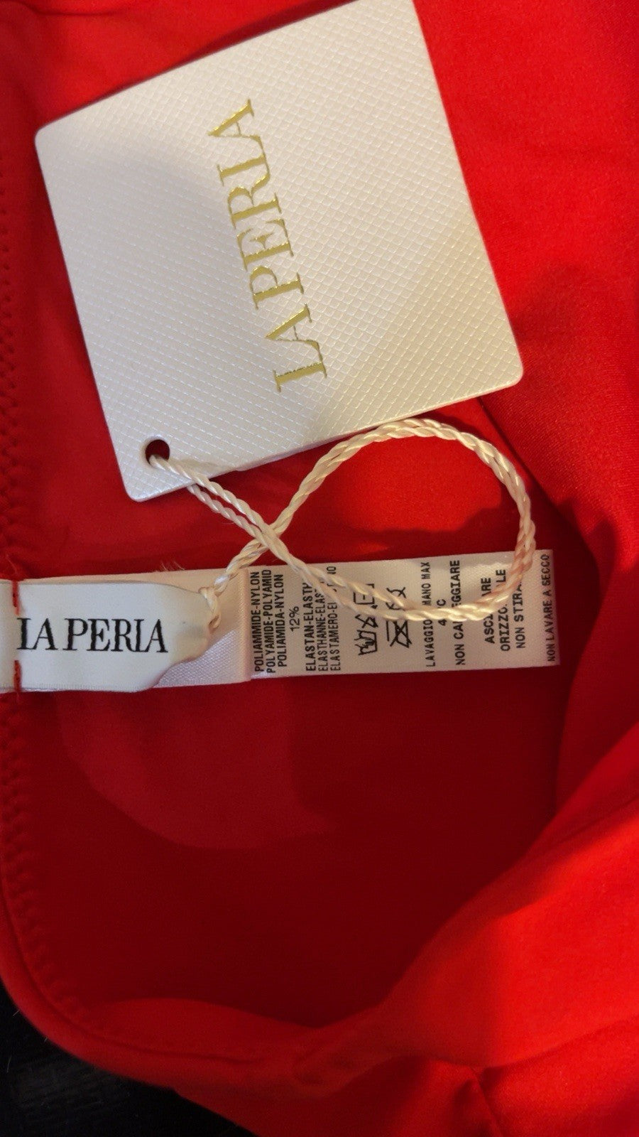 La Perla Slim Fit Bikini Bottoms Red UK 14