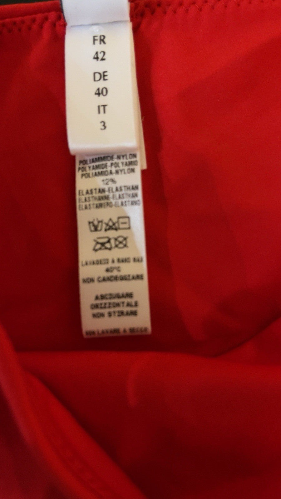 La Perla Slim Fit Bikini Bottoms Red UK 14