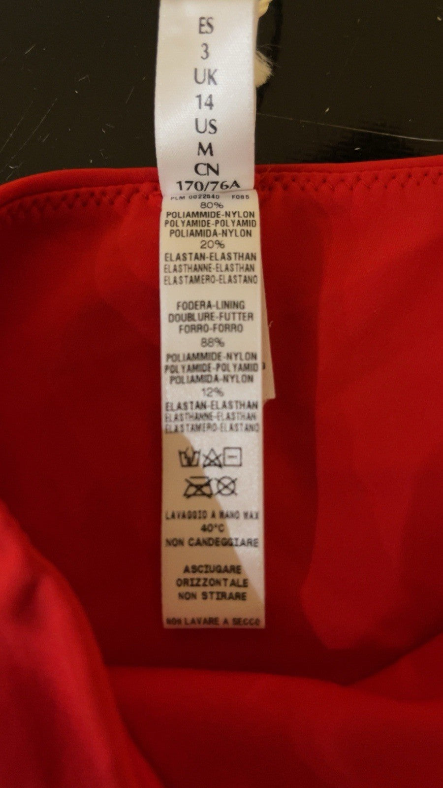 La Perla Slim Fit Bikini Bottoms Red UK 14