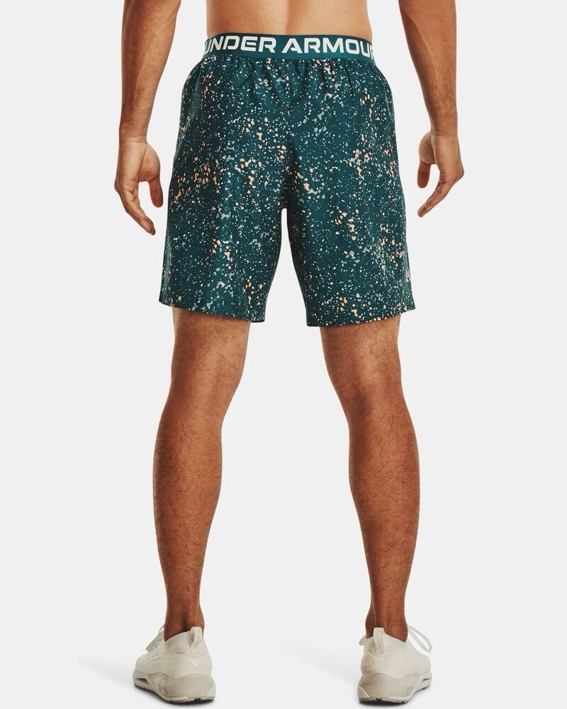 Under Armour UA Woven Adapt Shorts Green Multi Men's Size Small 1361436