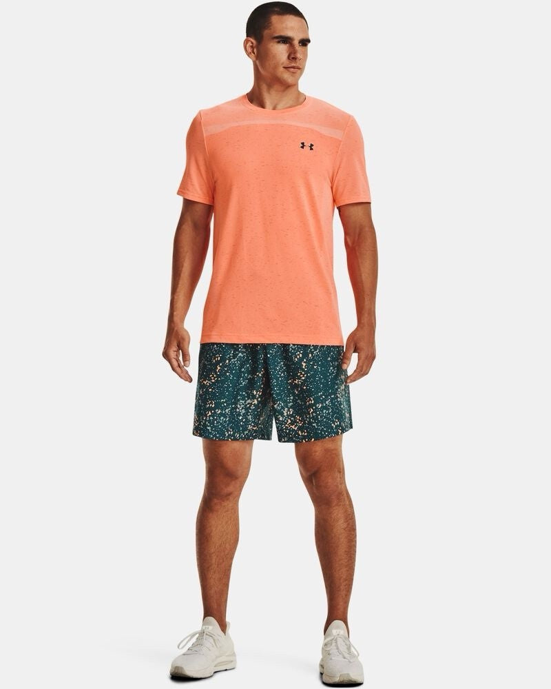 Under Armour UA Woven Adapt Shorts Green Multi Men's Size Small 1361436