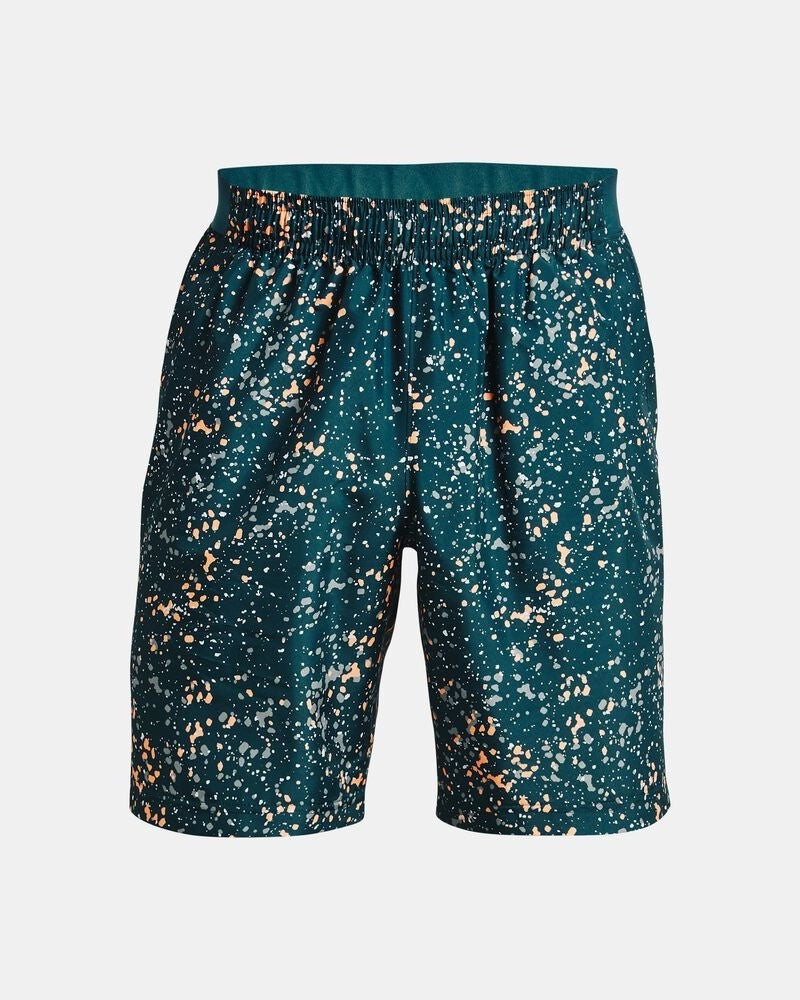 Under Armour UA Woven Adapt Shorts Green Multi Men's Size Small 1361436